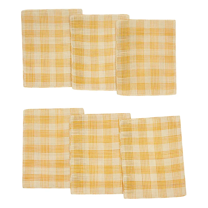 Ames Japa Set de table Jipi - Set de 6 | Orange