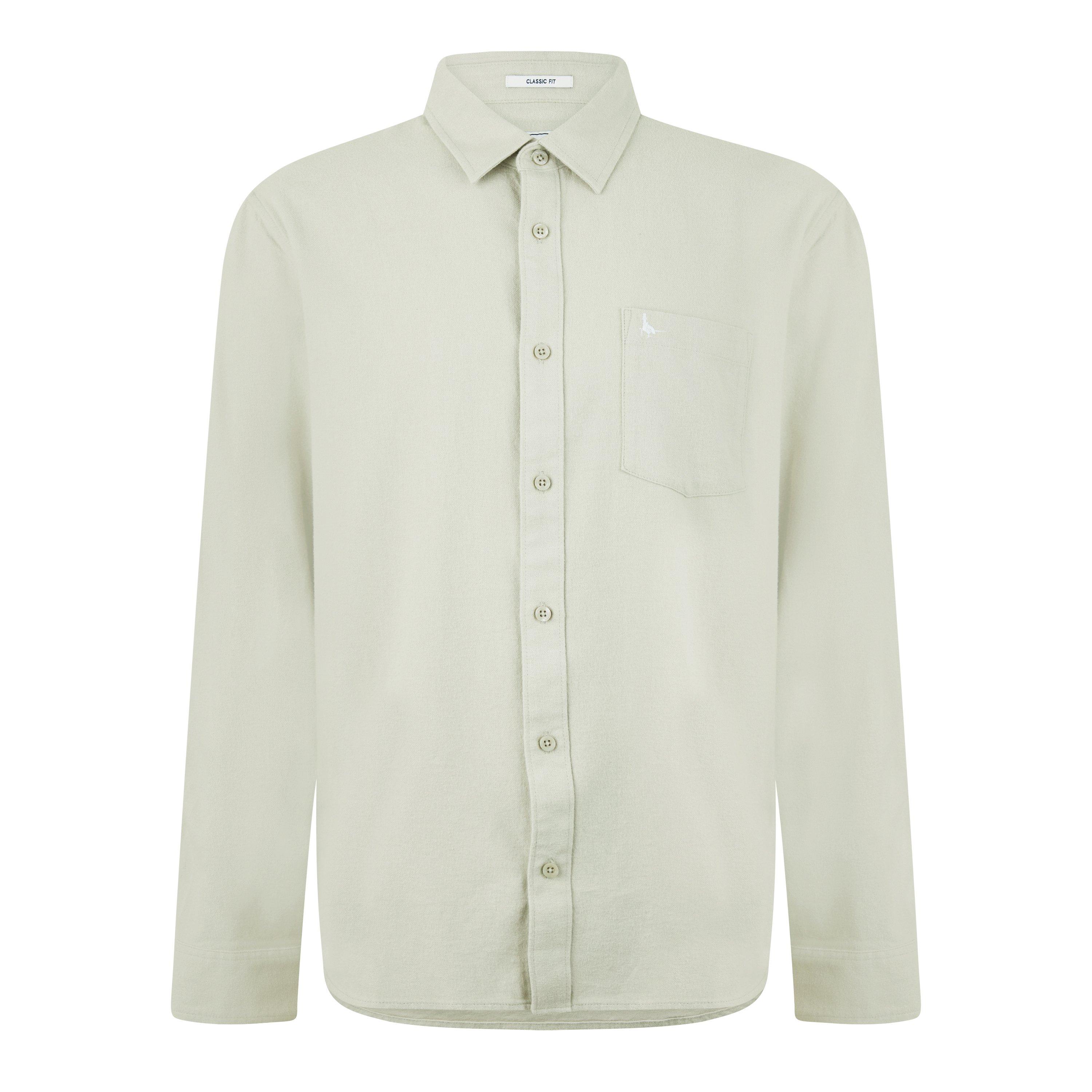 Jack Wills JW Plain Flannel Shirt Mens