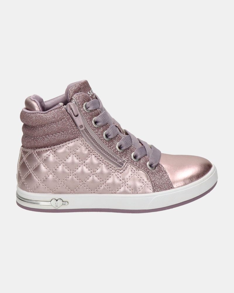 Skechers Quilted Sqaud Hoge sneakers  - roze
