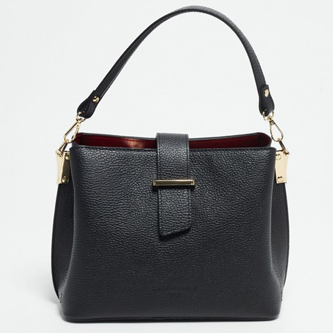 Christian Laurier Sac à main en Cuir Lessie noir - 25x21x12.5 cm