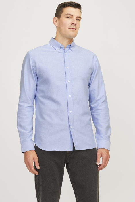 JJ Rebel blauwe heren overhemd