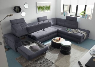 Wohnlandschaft TINA SF-L anthrazit