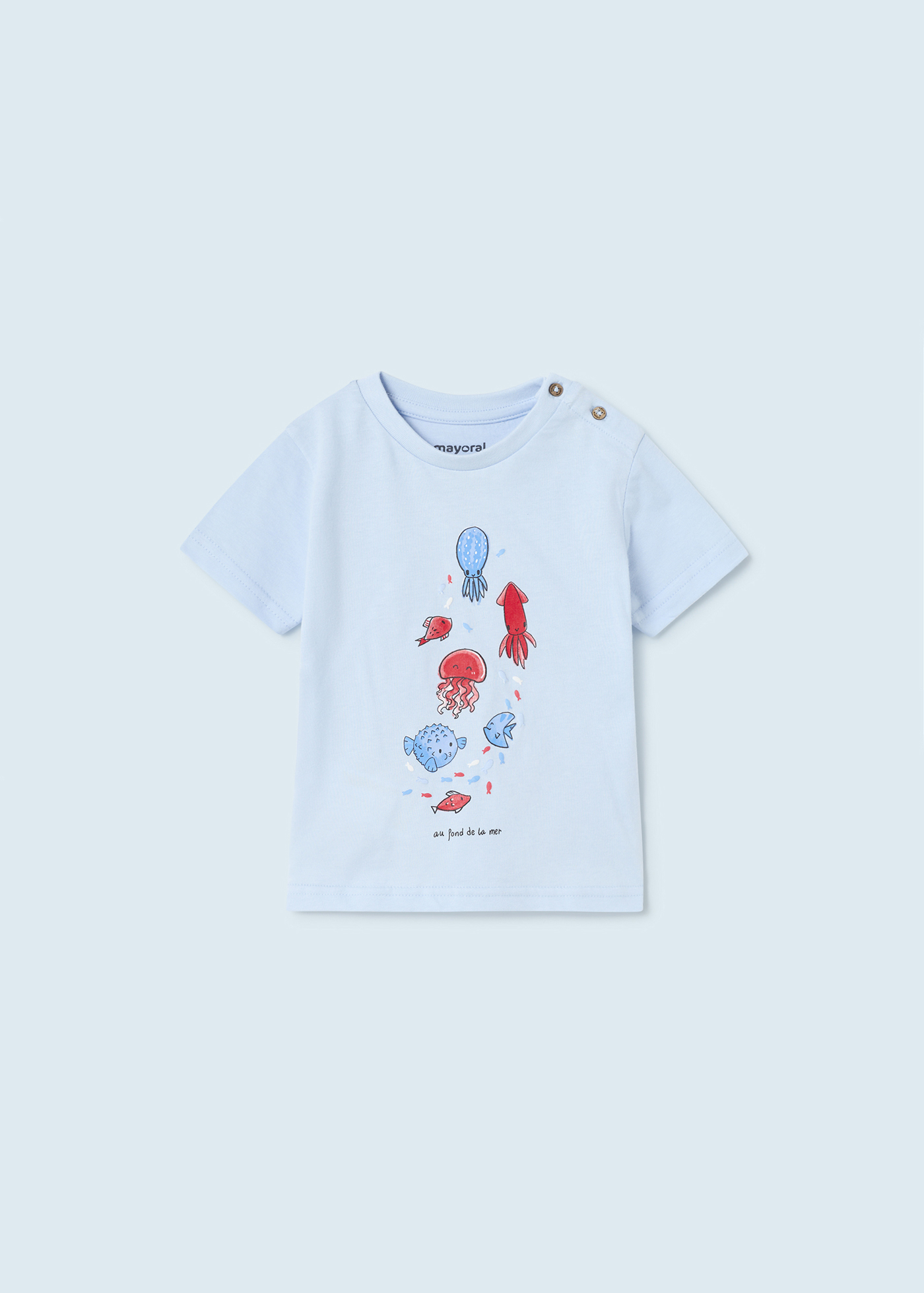 Conjunto de 3 peças em algodão sustentável para bebê