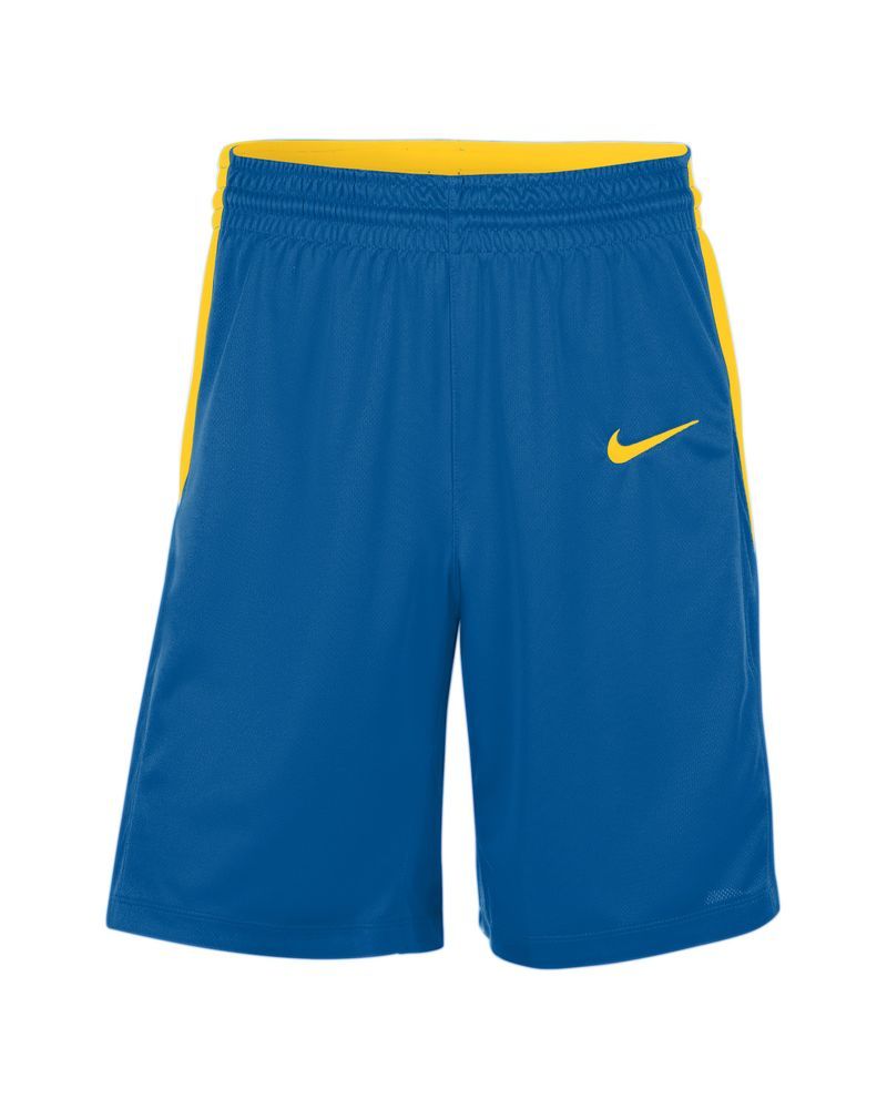 Short de basket Nike Team Bleu Royal & Jaune pour homme