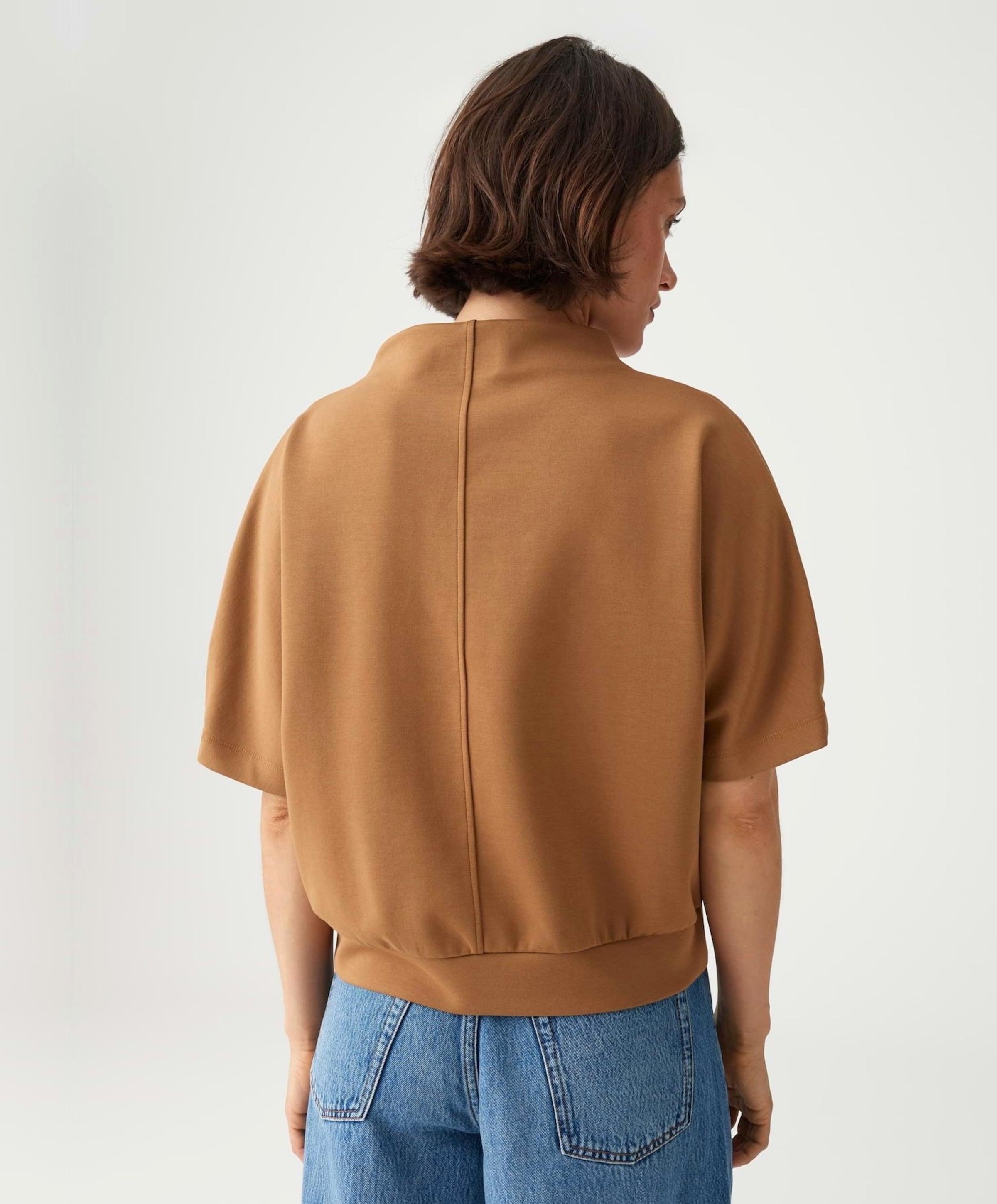 OPUS Dames sweater bruin