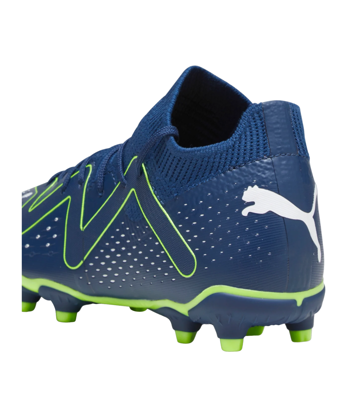 PUMA FUTURE Match FG/AG Jr Gear Up Kids Blau Weiss F03