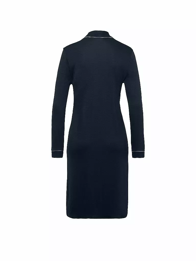 HANRO Nachthemd Natural Comfort blau