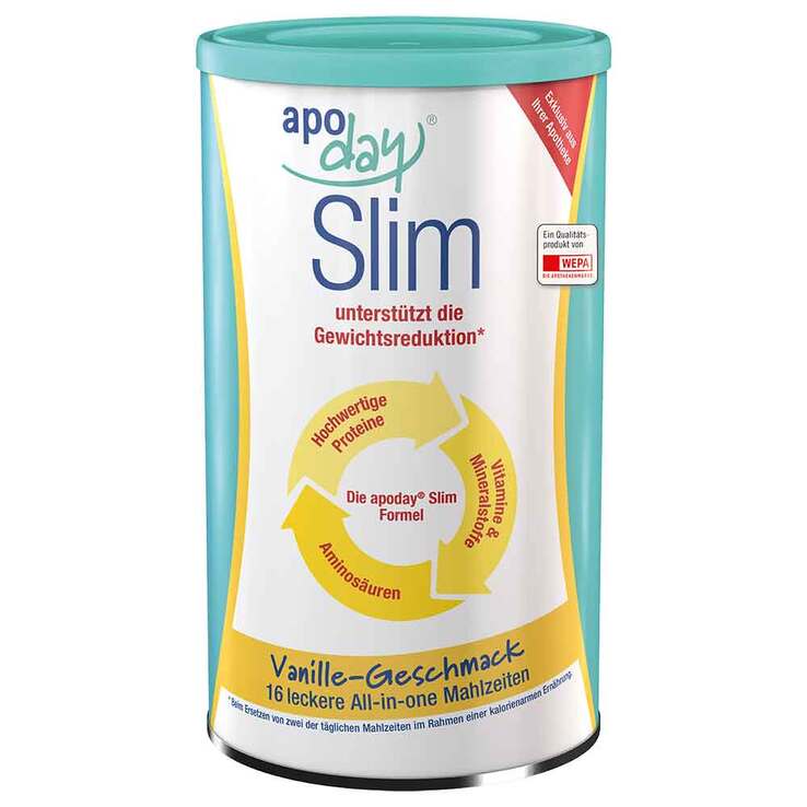 Apoday Vanilla Slim Pulver Dose, 450 g