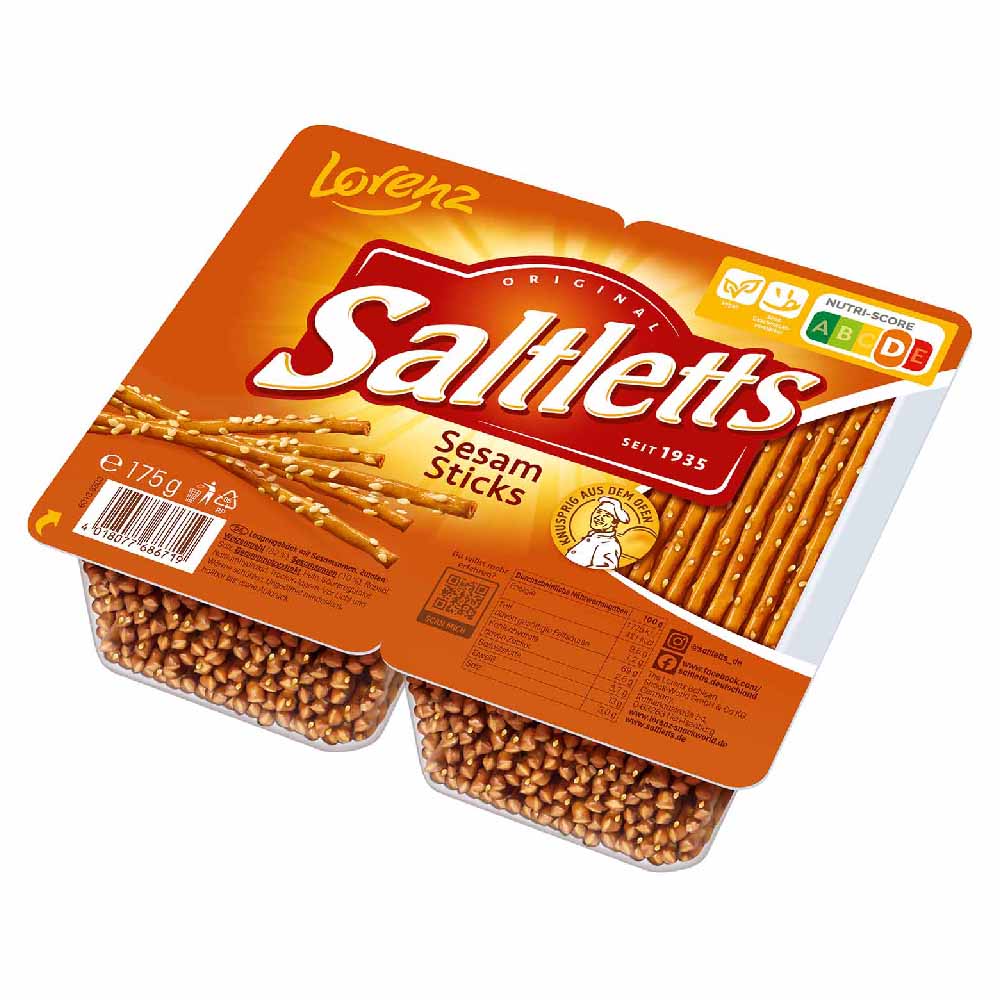 Lorenz Saltletts Sticks mit Sesam 175g MHD:3.7.25
