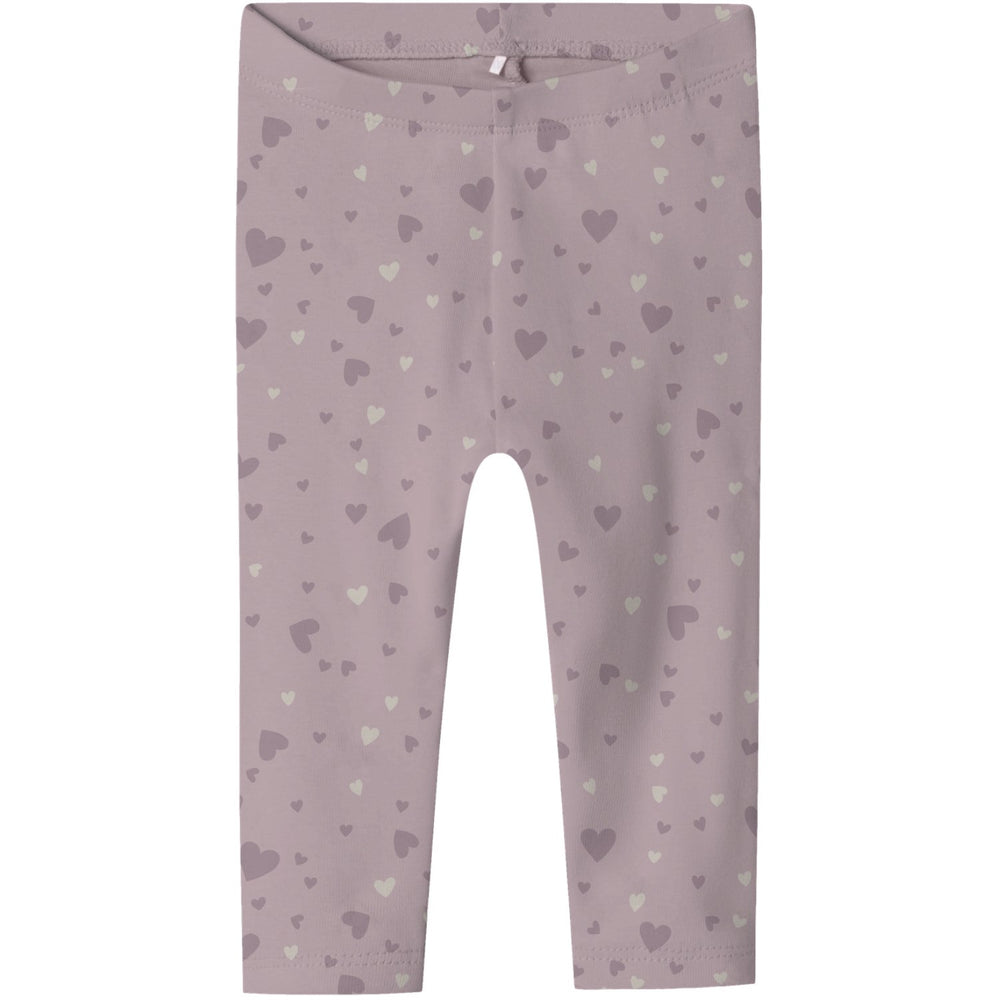 Køb Name It Keepsake Lilac Nbfbheart Leggings