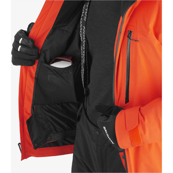 Veste de ski SALOMON BRILLIANT JACKET CHERRY TOMATO