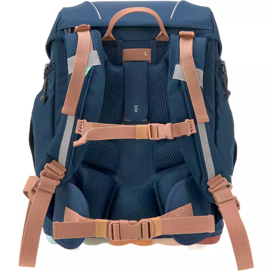 LÄSSIG Schulranzen-Set 7-tlg. Boxy Unique navy