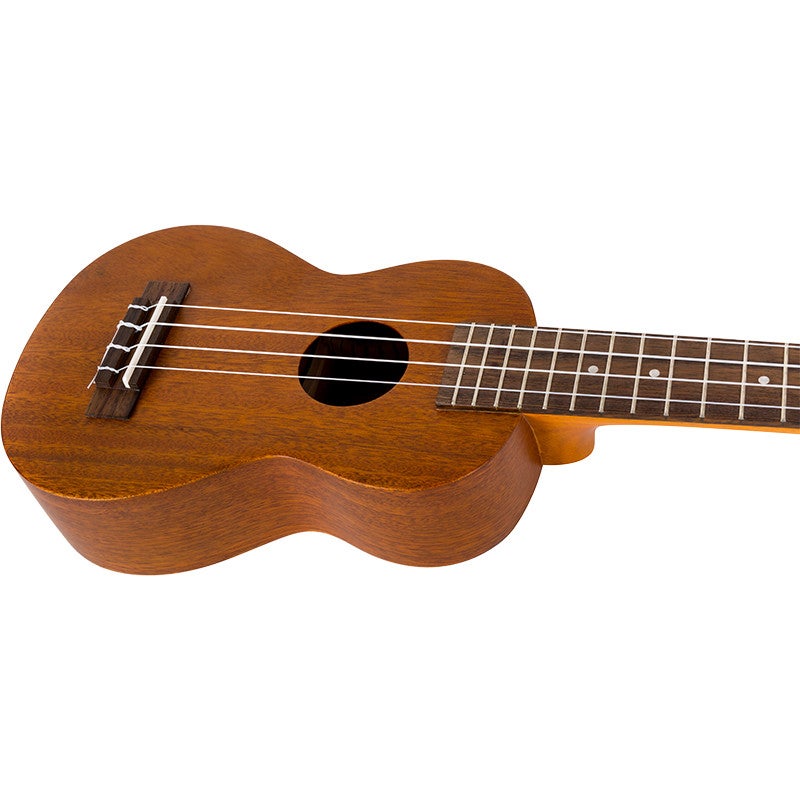 Flight Heritage Series LUS-5 Vintage Satin sopraan ukelele met concert hals met gigbag