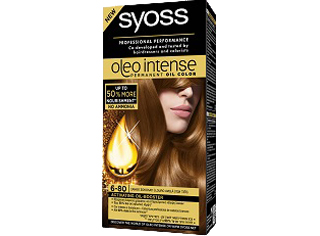 COLORAÇÃO SYOSS ÓLEO INTENSE 6 - 80 LOURO AVELÃ