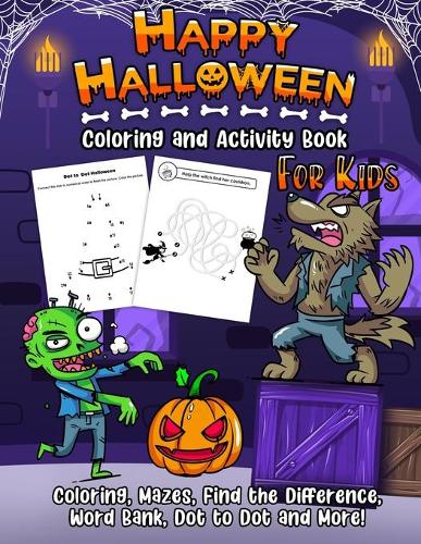 Coloring and Activity Book - Halloween Edition (Paperback)