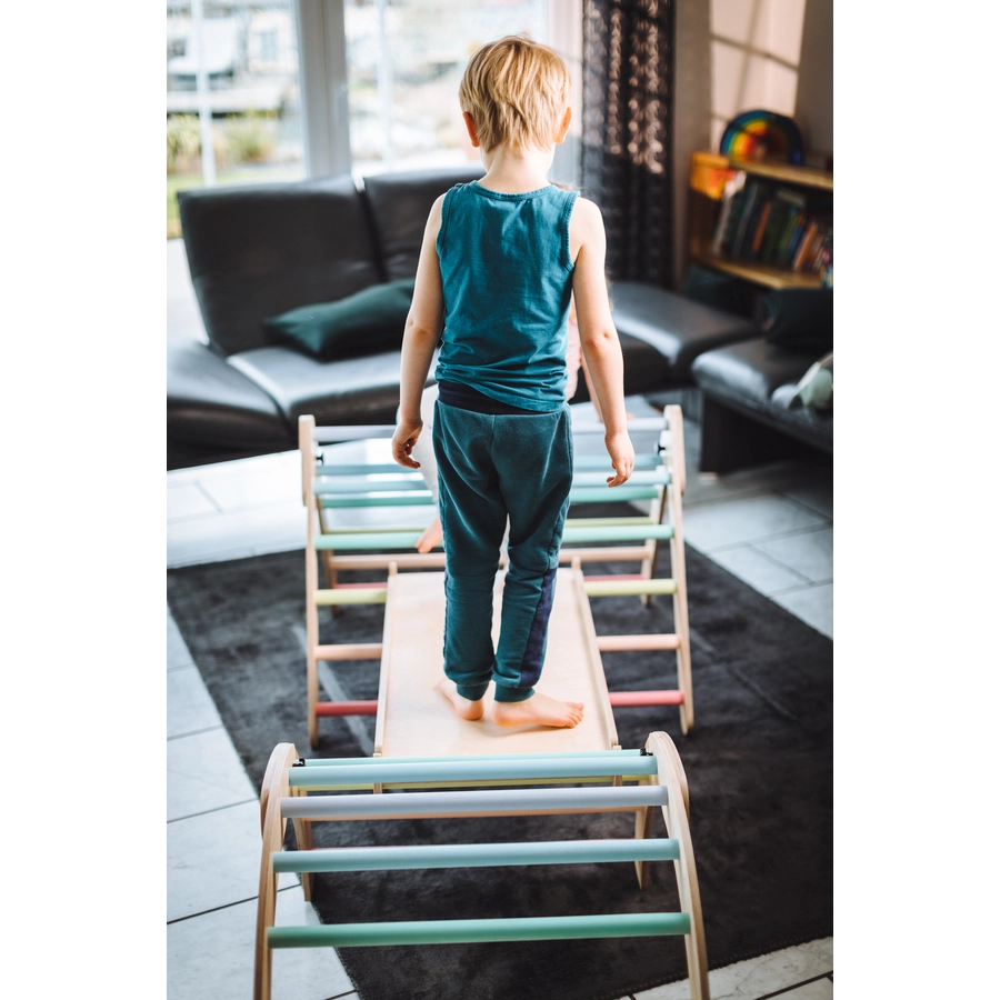 tiSsi® Pikler-Dreieck Pastell bunt
