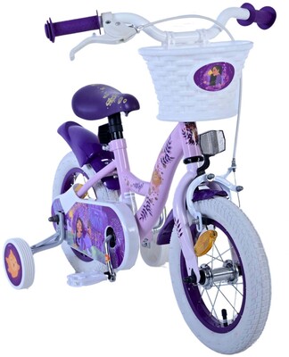 Disney Wish Sykkel 12 Tommer, Lilla