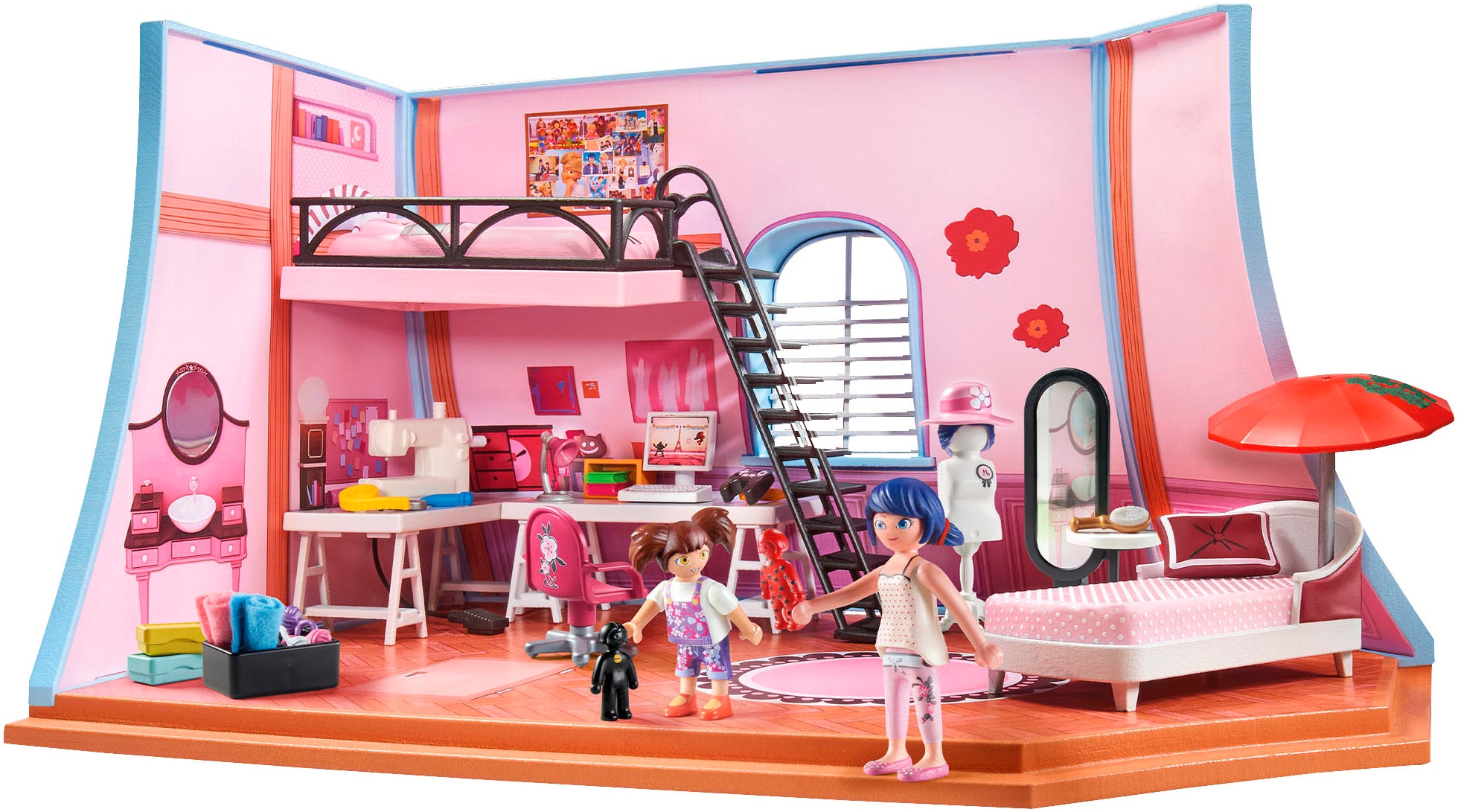 Playmobil® Konstruktions-Spielset »Miraculous: Marinettes Loft (71334), Miraculous« Made in Europe