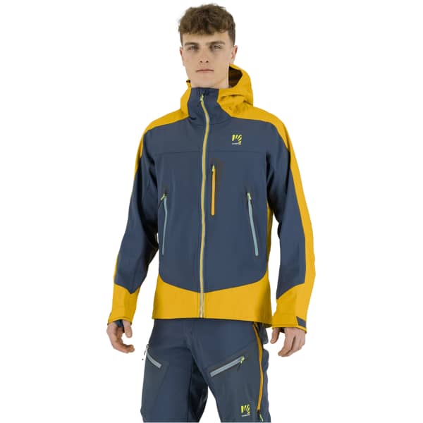 Veste ski de randonnée KARPOS MARMOLADA JACKET MIDNIGHT/GOLDEN