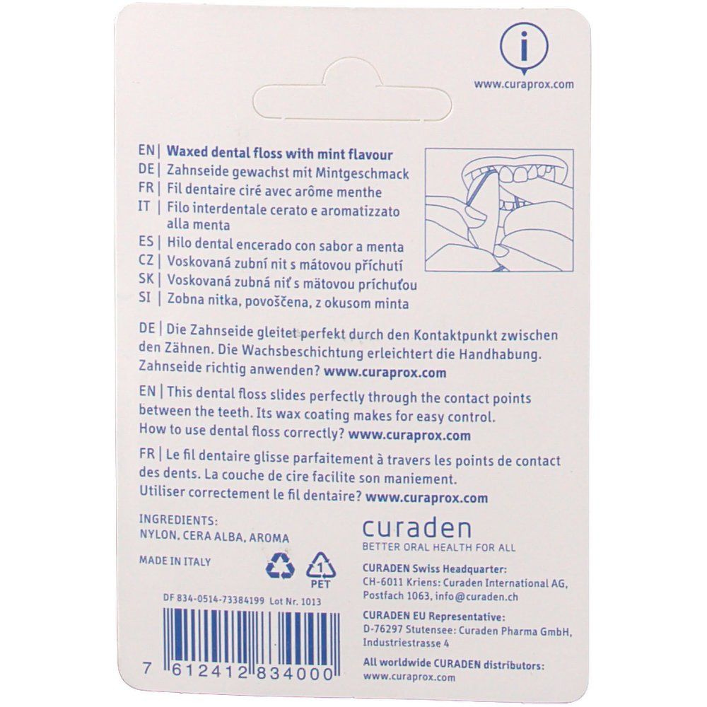 Curaprox® DF 834 Dental Floss Zahnseide