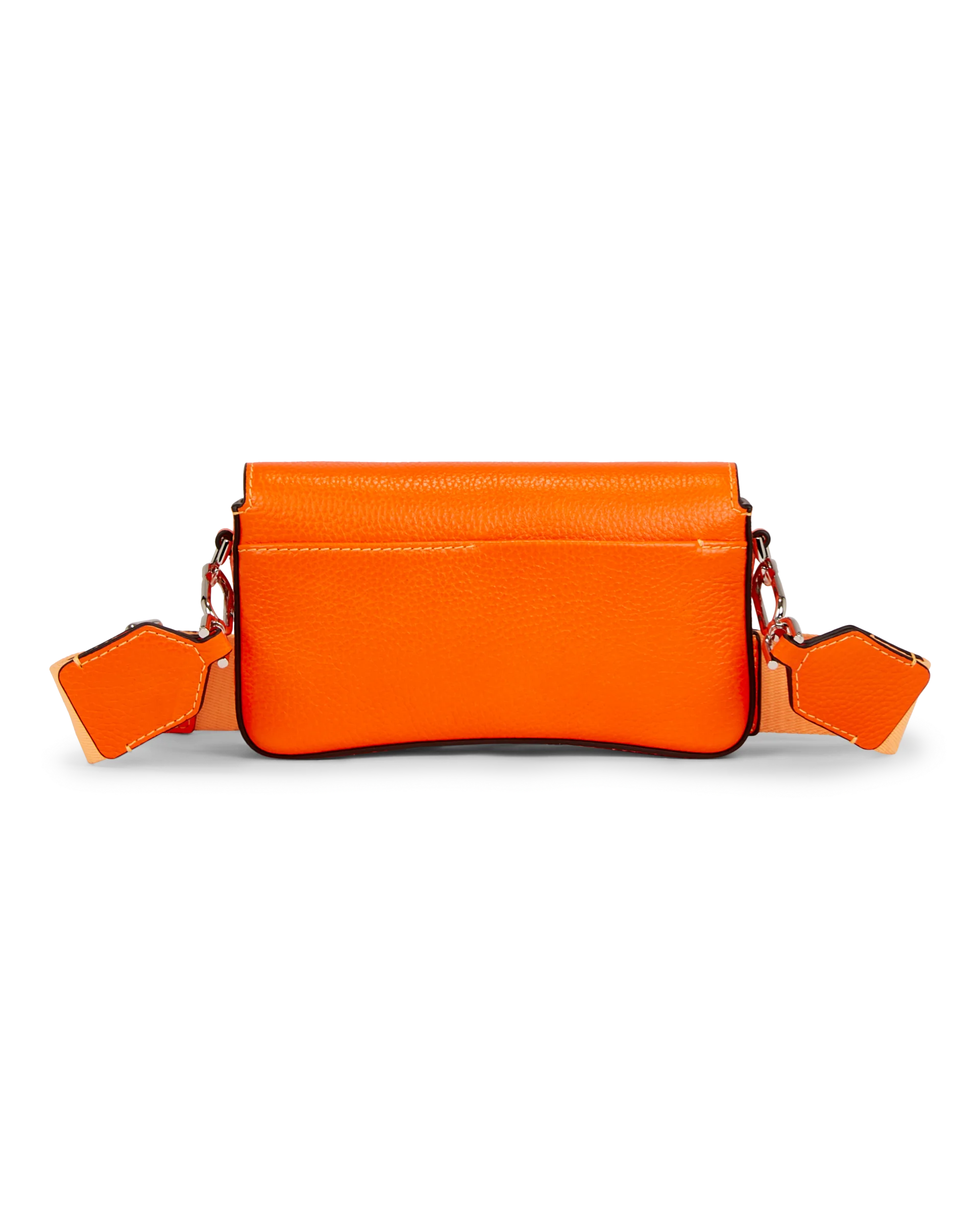 ECCO Pinch Bag Umhängetasche aus Leder Orange 11,5X20X5 cm