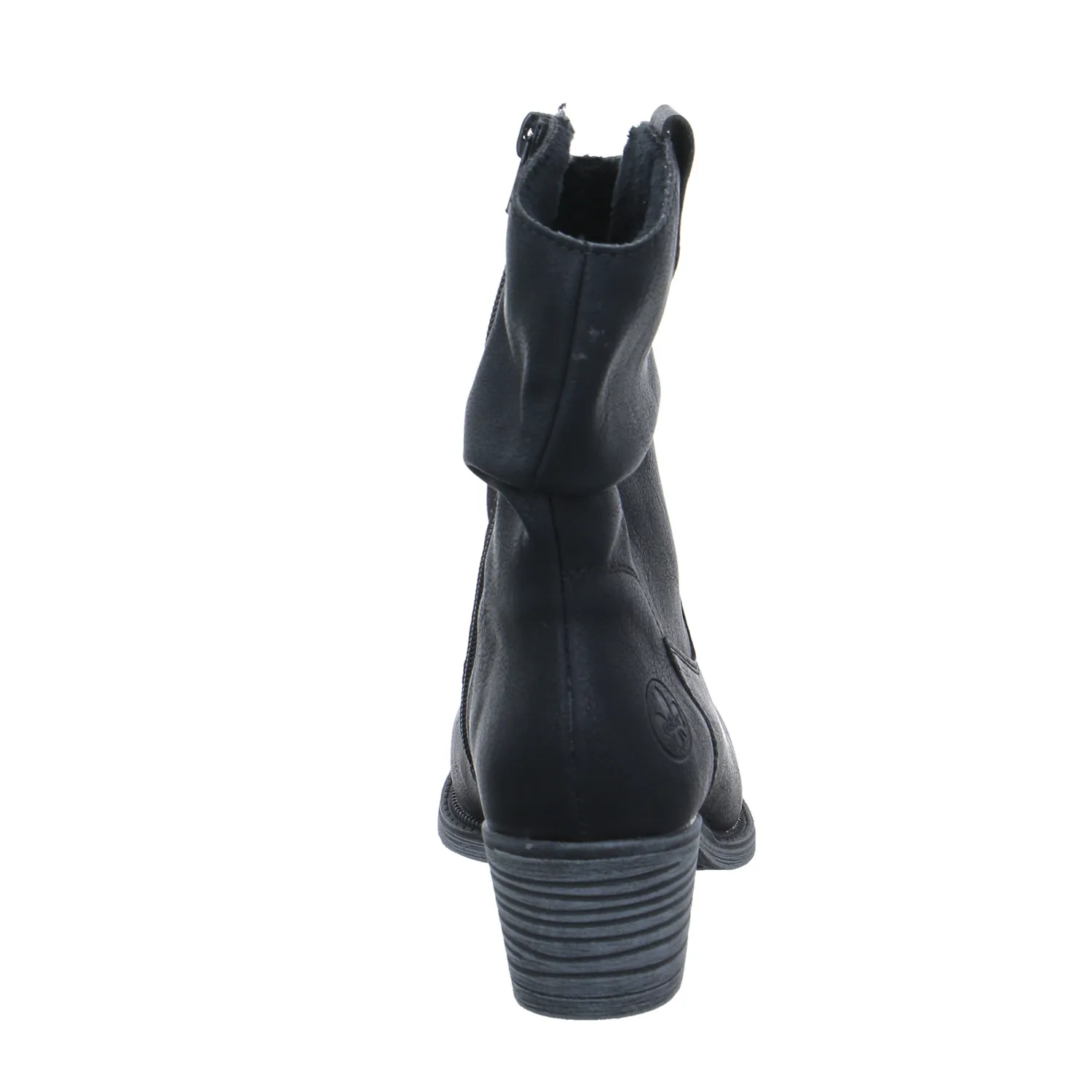 RIEKER Stiefelette Schwarz Lederimitat