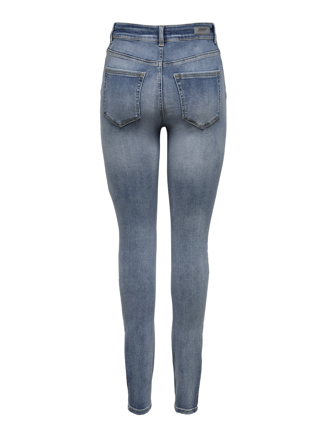 ONLBLUSH Hohe Taille Skinny Fit Jeans Medium Blue Denim