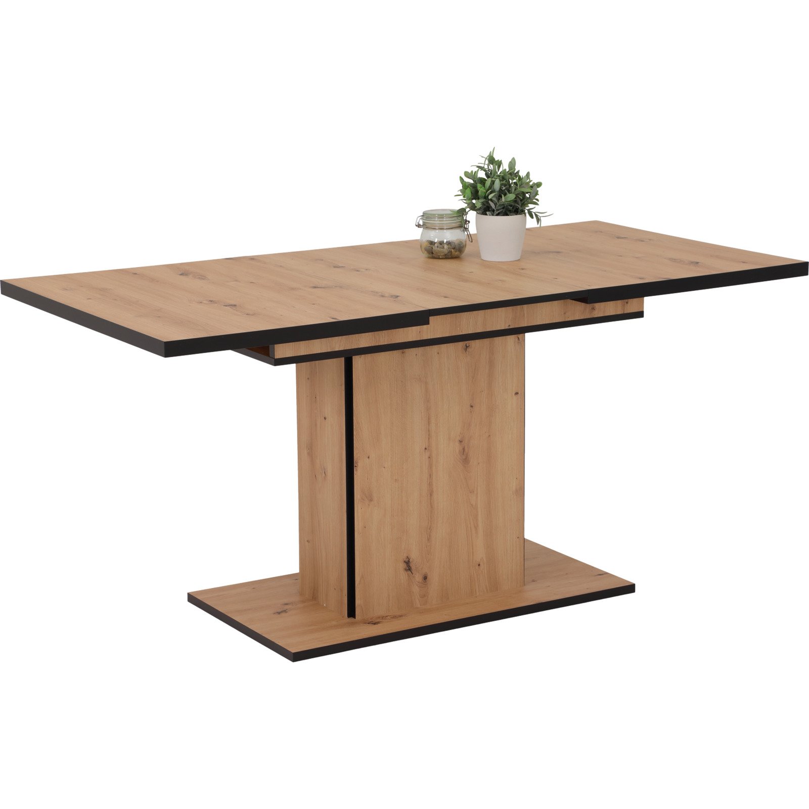 Tisch Ariana Dekor Eiche Artisan 120/160 x 76 x 80 cm