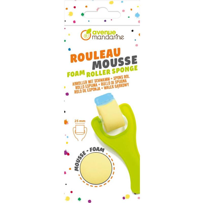 Rouleau éponge (largeur 2,5 cm) - Vert