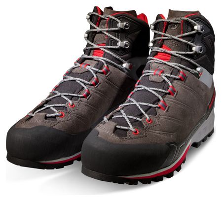 Chaussures d'Alpinisme Mammut Kento Tour High Gore-Tex Gris/Rouge