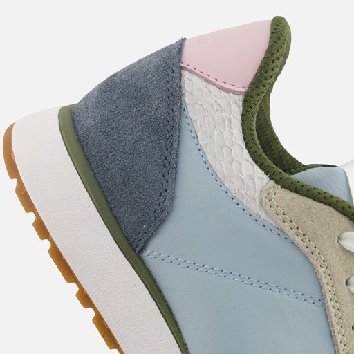 Woden Ronja Color Blocked Sneakers blauw Leer