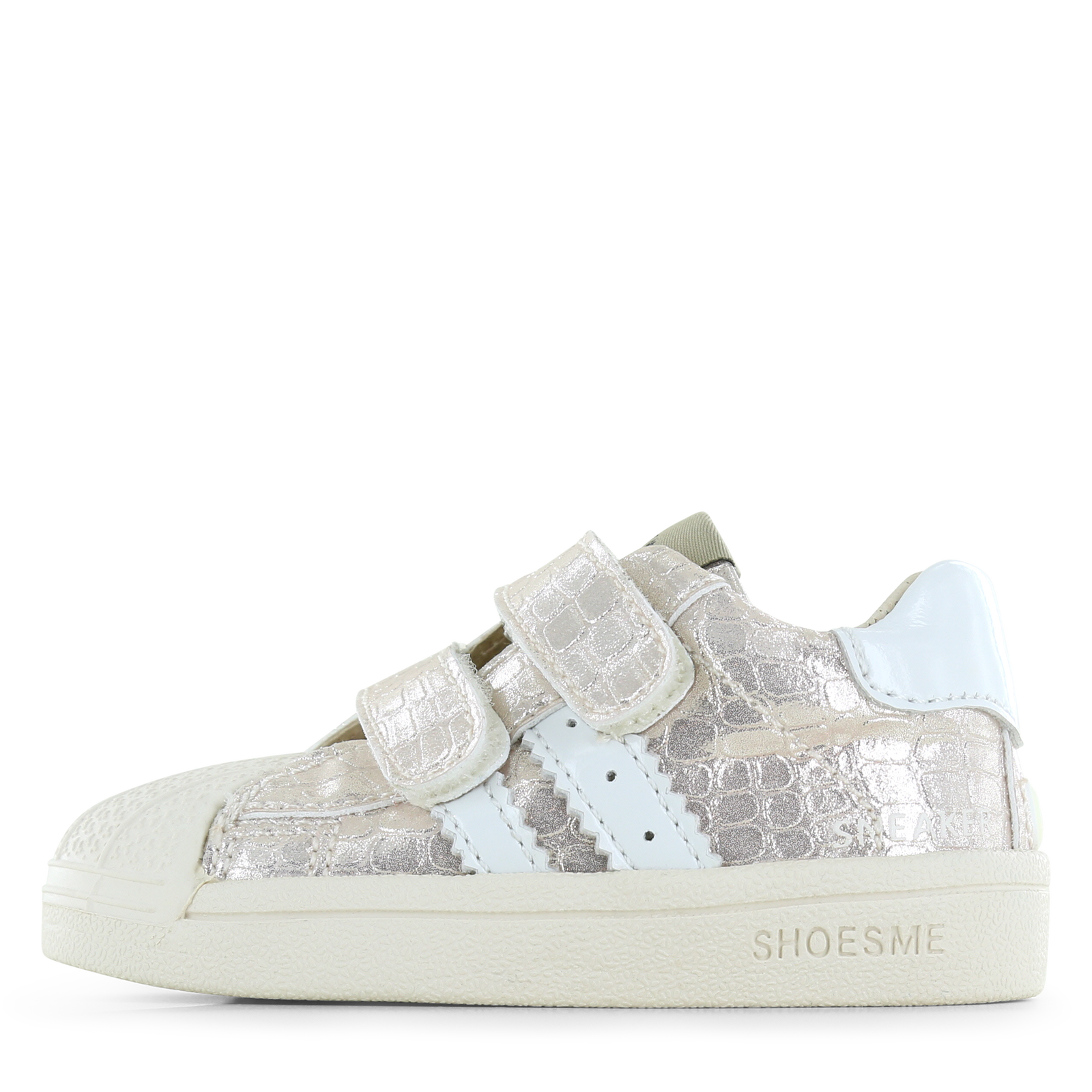 Shoesme metallic goud sneakertje Metallic, Microfiber leer | Meisjes schoen
