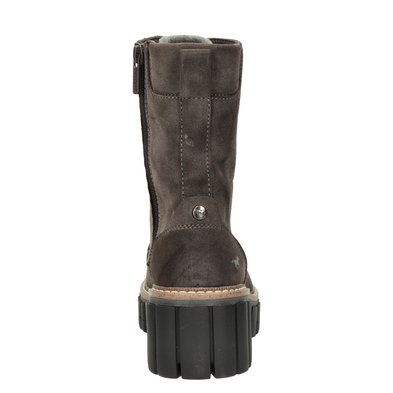 dames veterboot Mustang Grijs