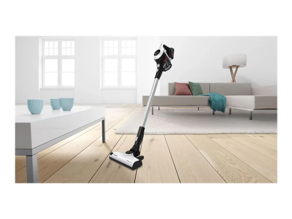 Bosch Serie | 6 BKS611MTB - Støvsuger - pind/håndholdt (2-i-1) - uden pose - ledningsfri - hvid