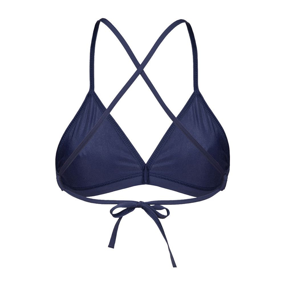 Arena TEAM TIE BACK SOLID - Haut de bikkini Femme navy/white