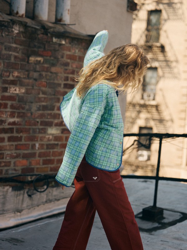 Seaside Resort Veste ample molletonnée Bleu Femme