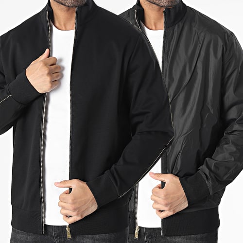 Veste Zippée Réversible 50484778 Noir Doré