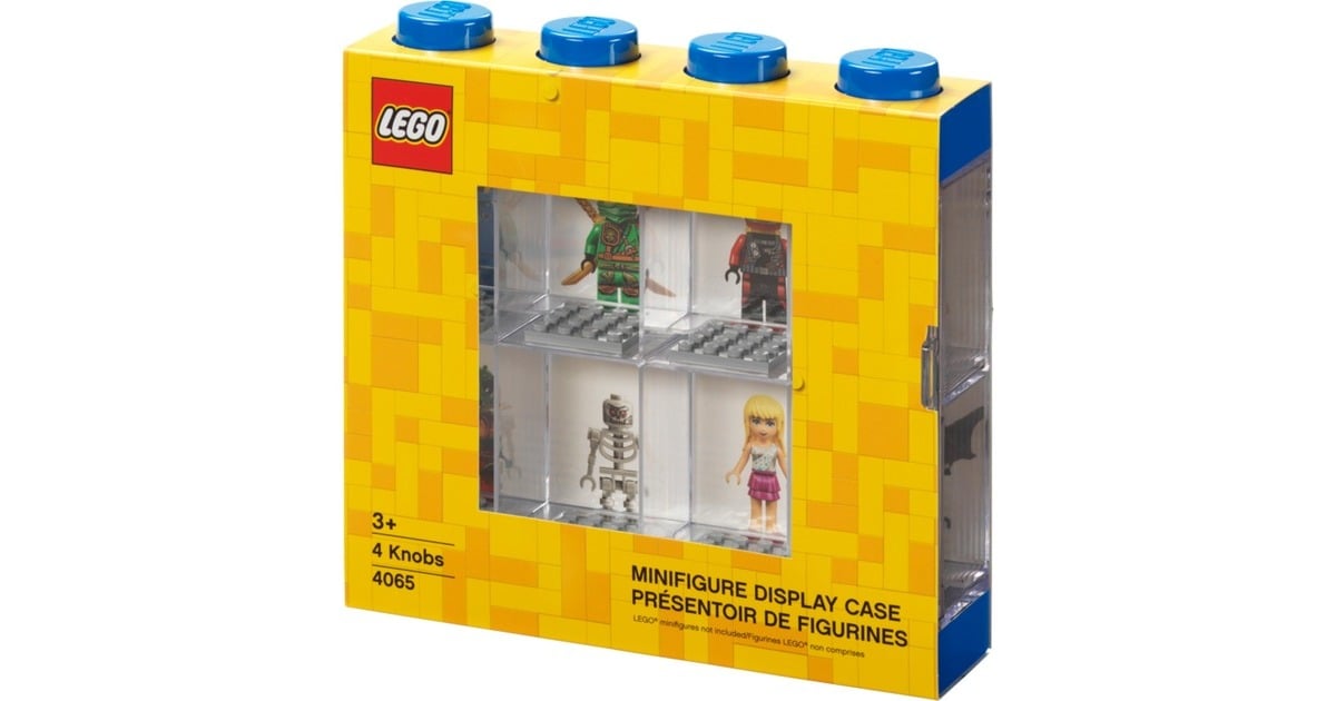 Room CopenhagenLEGO Minifiguren Displaydoos 8 opbergdoos  (Blauw/transparant)