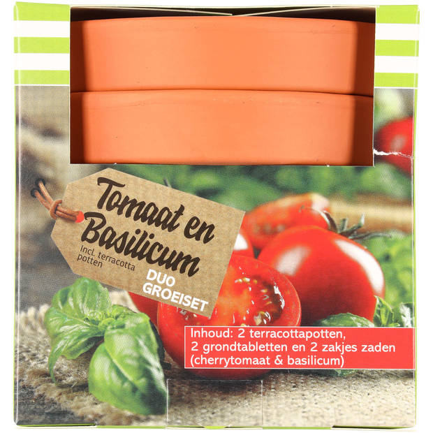Cadeauset terracotta s/2 met zaadjes - 3 assorti