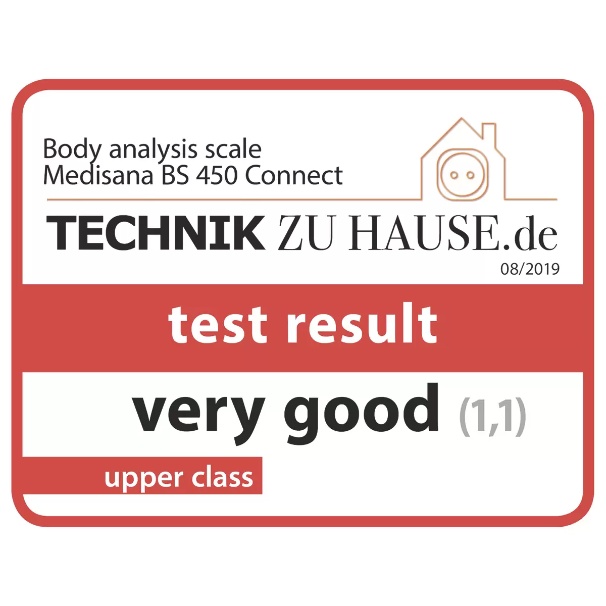 Körperanalysewaage Medisana BS450 connect Schwarz