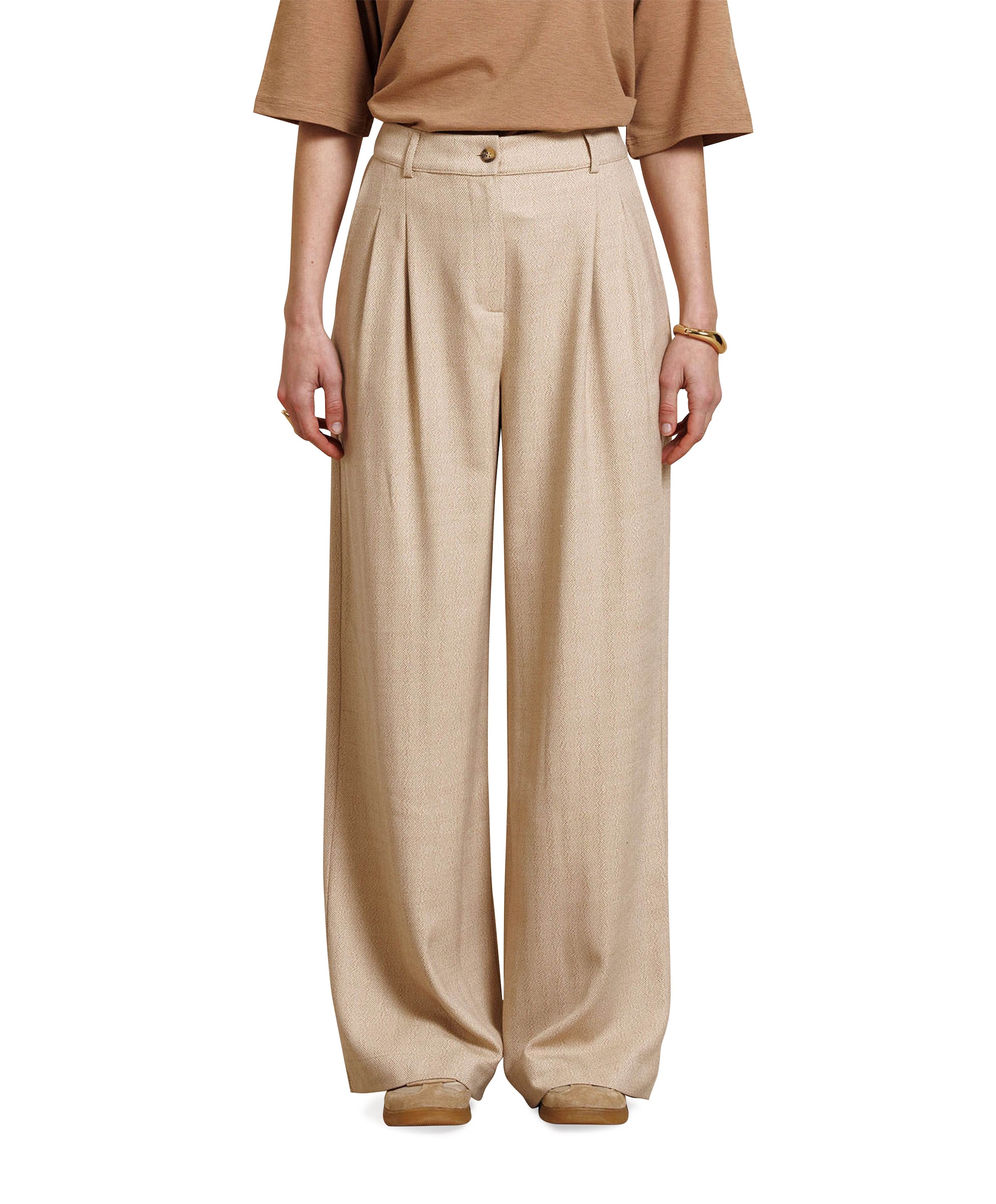 Studio Anneloes Silvie dames broek beige