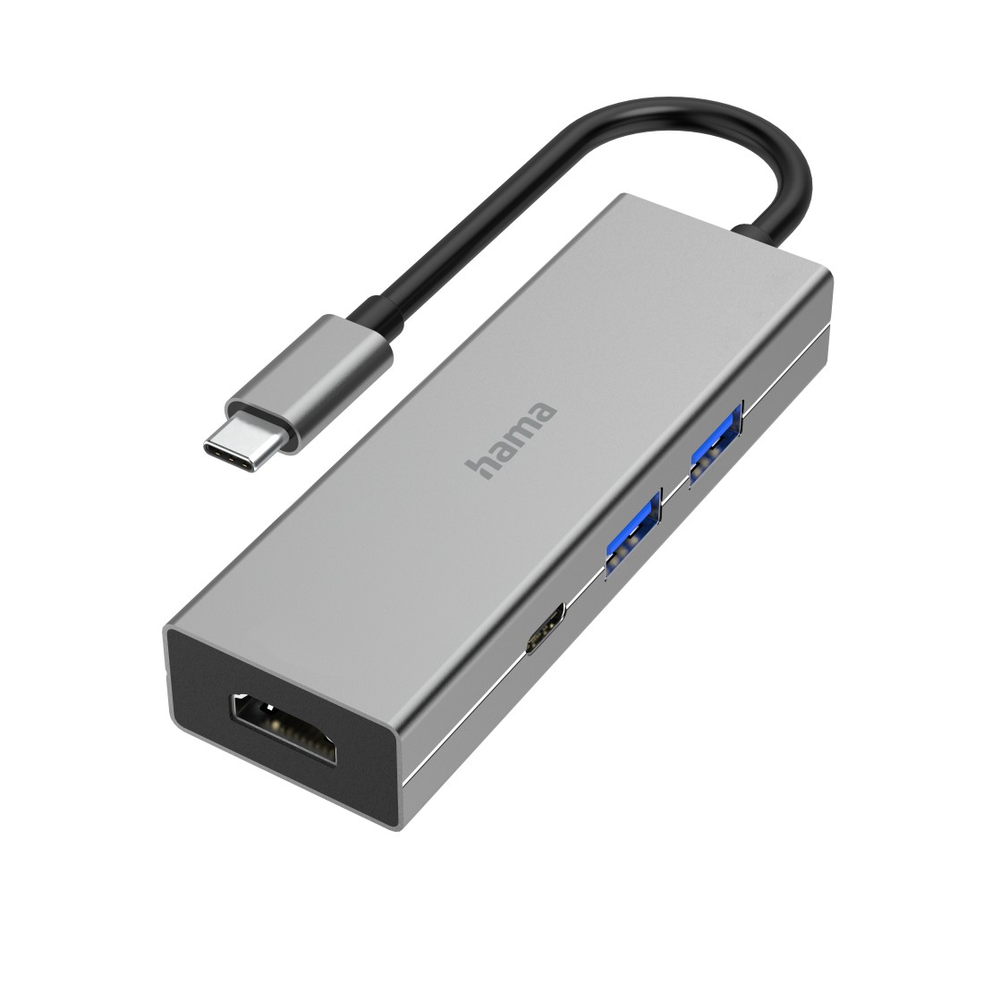MULTIADAPTADOR HAMA 00200107 USB-C 4 PORTAS