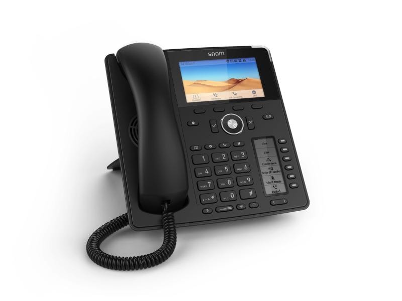 snom Tischtelefon D785N Schwarz Die nächste Generation VoIP