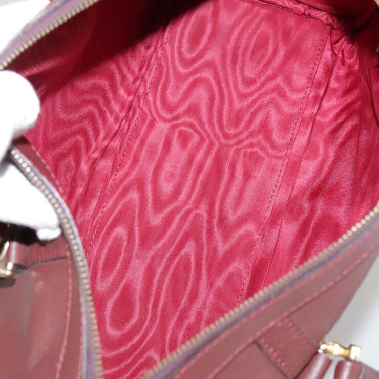 Cartier Vintage Cartier Handbag Burgundy