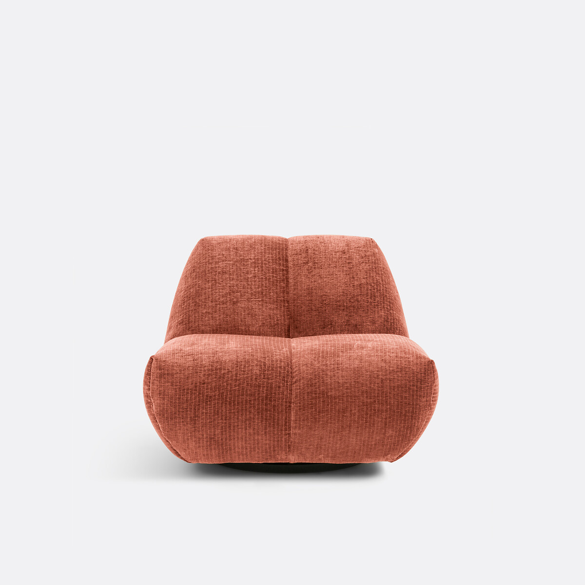LA REDOUTE INTERIEURS<br>Draaibare fauteuil, vintage ribfluweel, Nuria