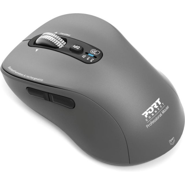 Port Designs 900908RFR clavier Souris incluse Universel RF sans fil + Bluetooth AZERTY Gris