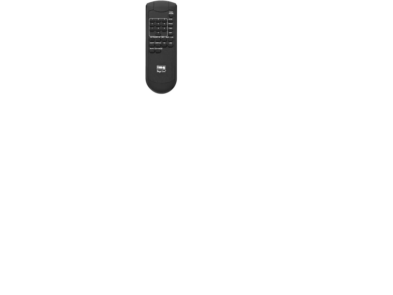 Monacor M-32CD, 1,3 kg, Sort