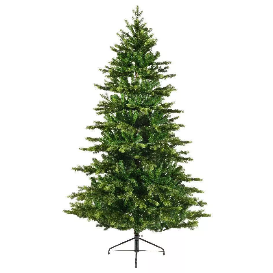 Sapin artificiel de Noël Caucasia Nordmann H150 cm Vert sapin