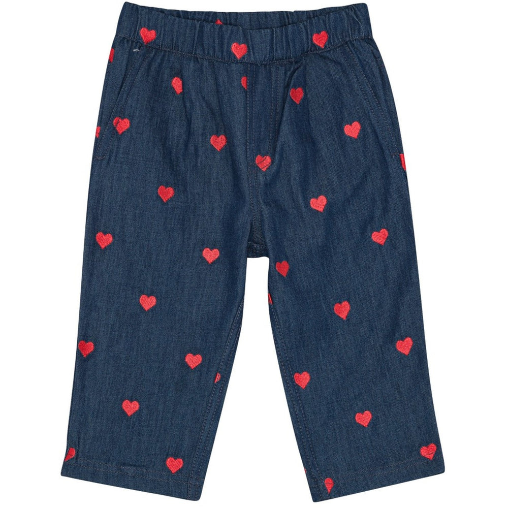 Køb Flöss Mid Blue Heart Amee Bukser