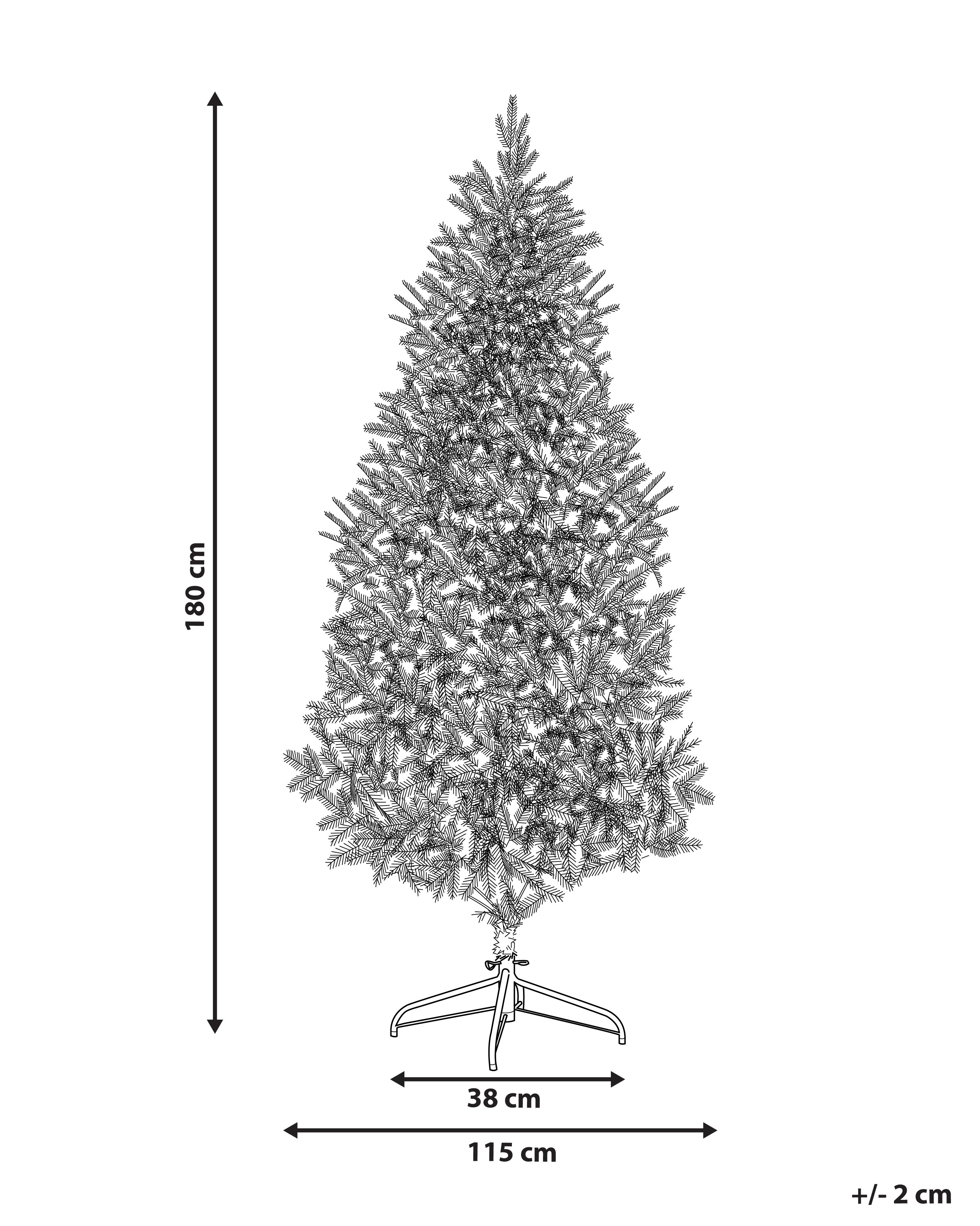 Kunstkerstboom TALBOT 180 cm Wit